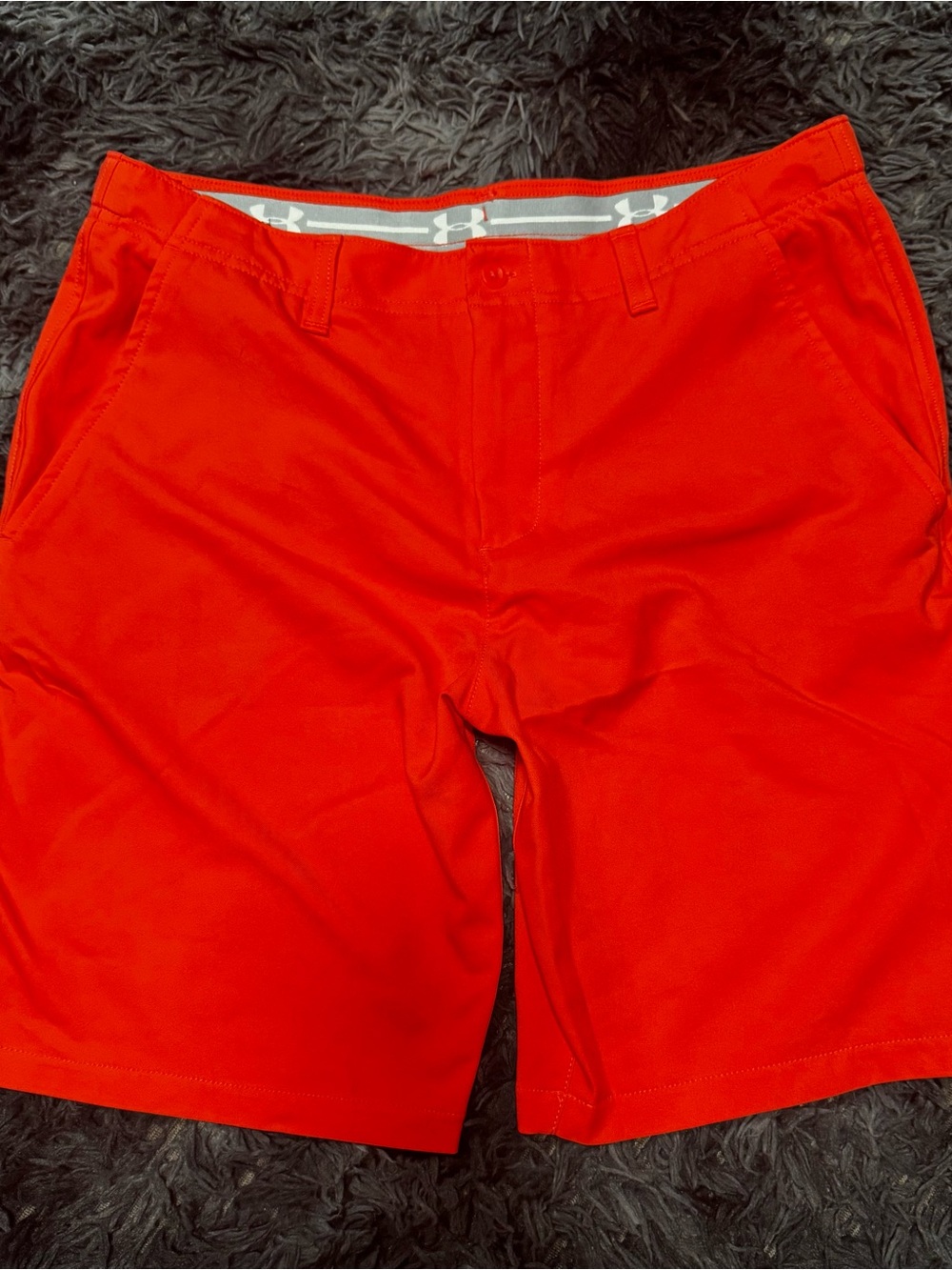 Under Armour Bright ORANGE Boys' Performance Shorts